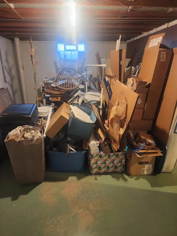 Roll-off dumpster container at job site for Concrete Dumpster Rental in Wenatchee